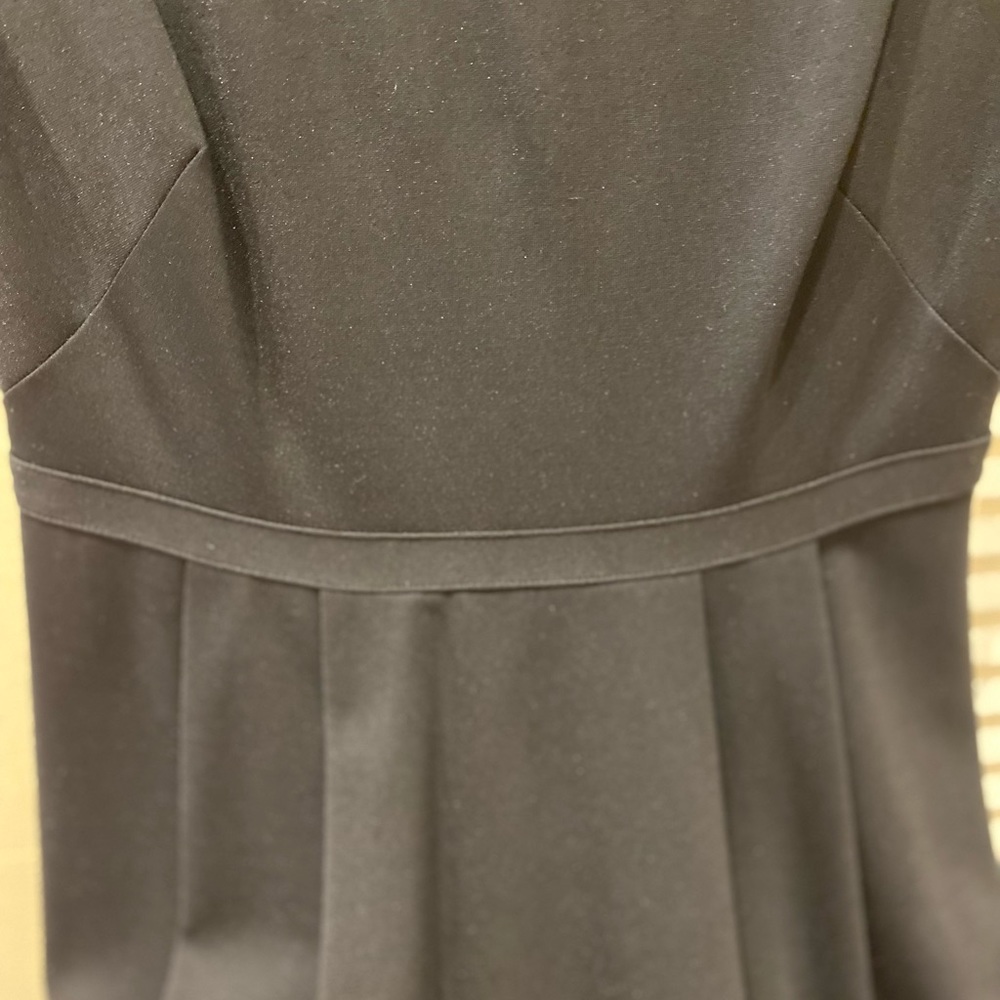 Gorgeous black Ralph Lauren dress with laser cut detail at neck and hem - Picture 6 of 10